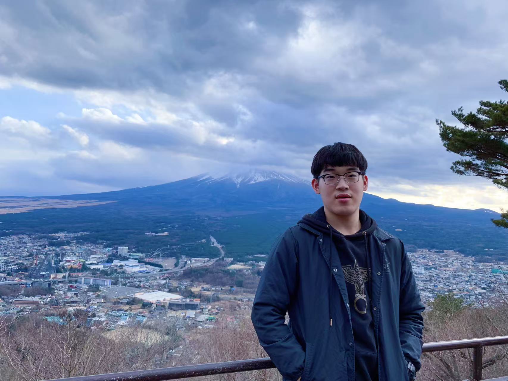 在日本富士山