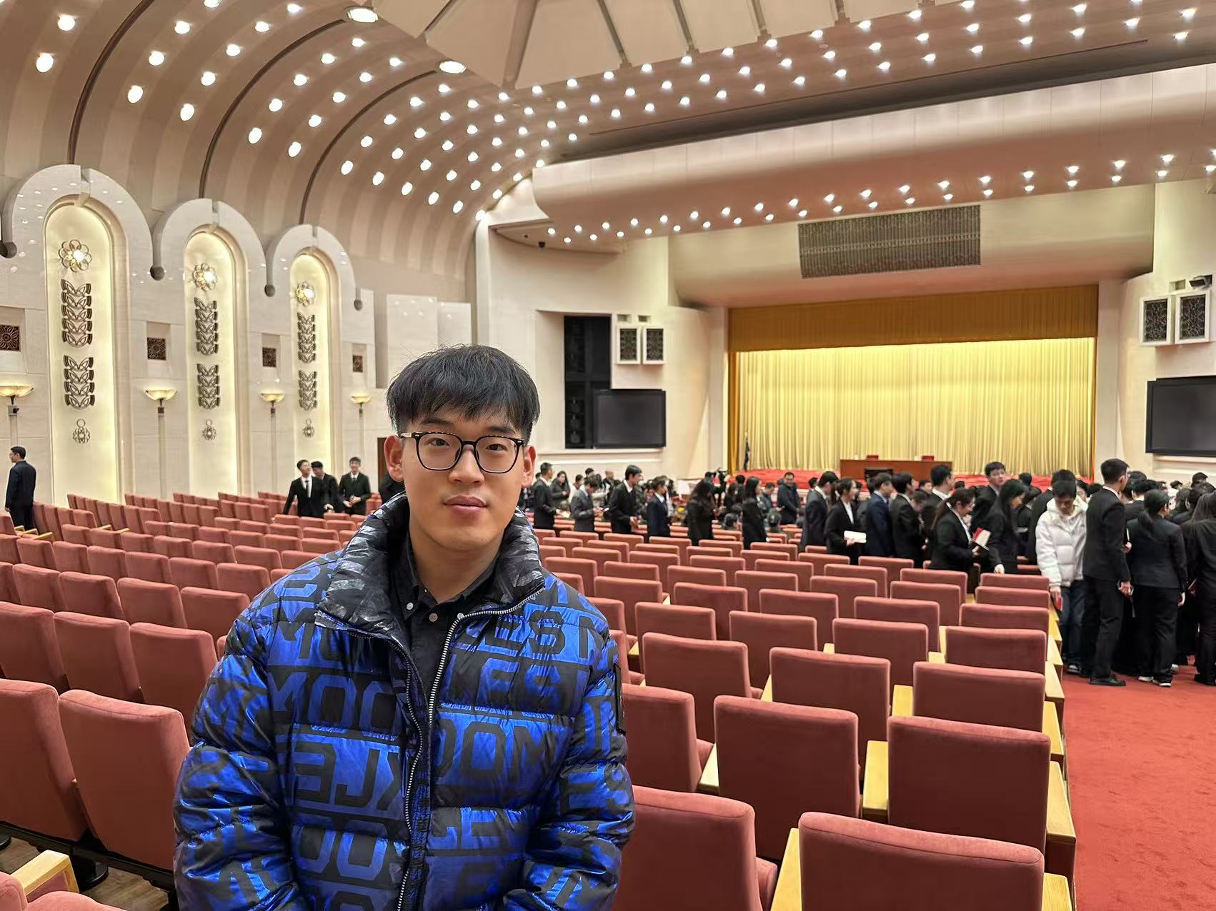 在北京人民大会堂